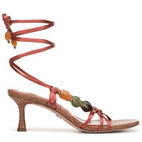 Paloma Kitten Heel Wrap Sandal