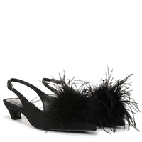 Finch Feather Slingback Pump