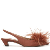 Finch Feather Slingback Pump