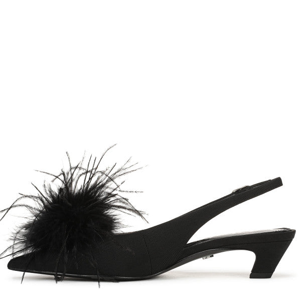 Finch Feather Slingback Pump