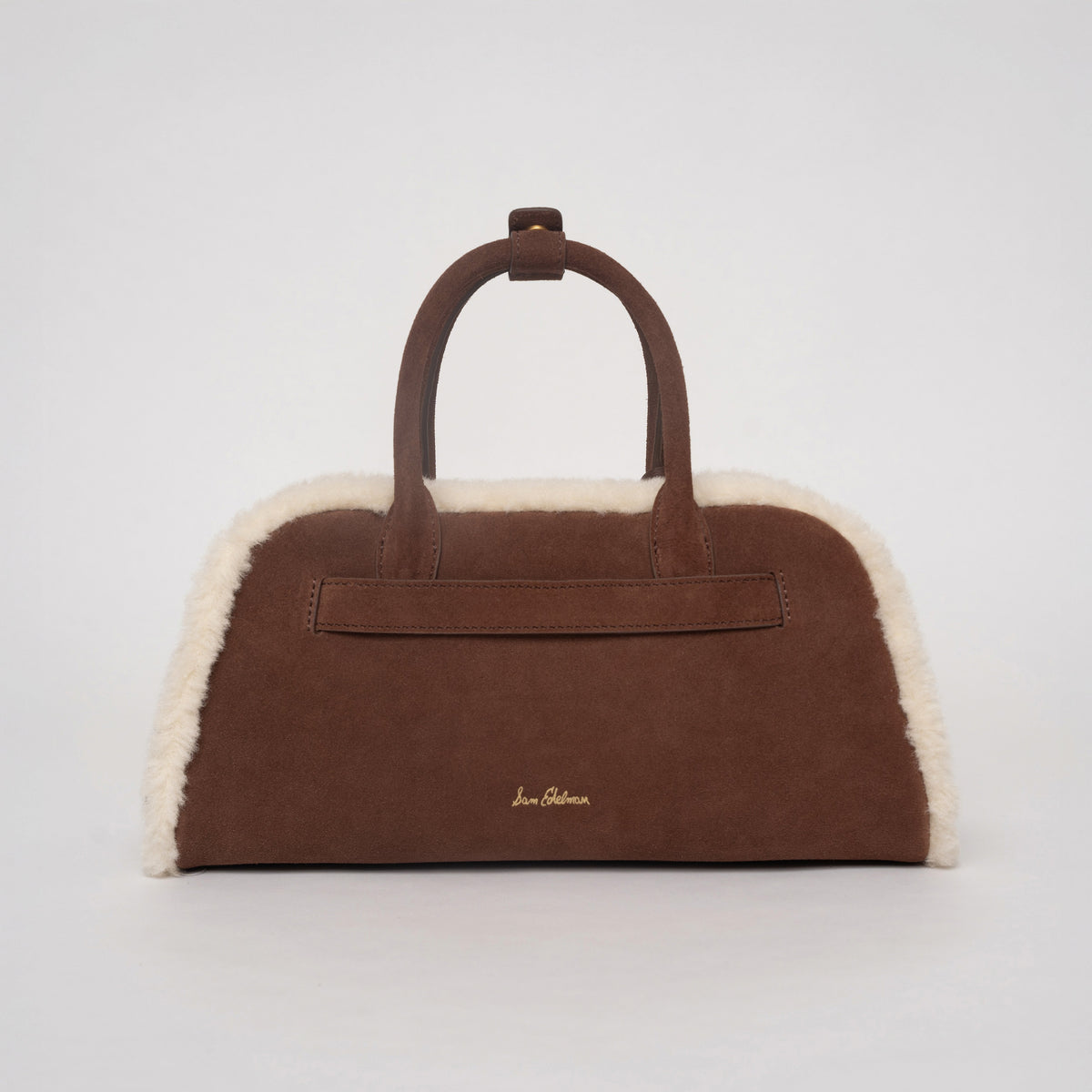 Gaia Shearling Trim Bag