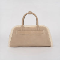 Gaia Shearling Trim Bag