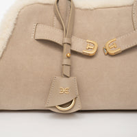 Gaia Shearling Trim Bag