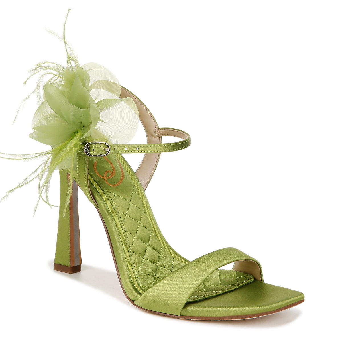 LEANA FLOWER STRAP HEEL