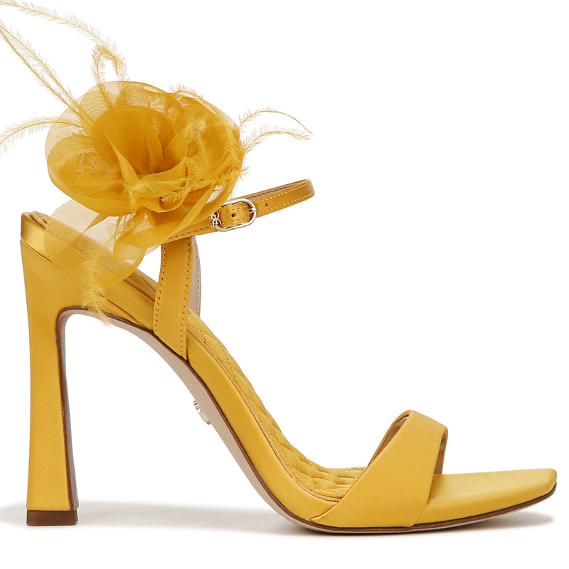 LEANA FLOWER STRAP HEEL