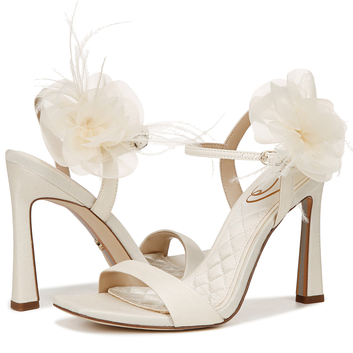 LEANA FLOWER STRAP HEEL