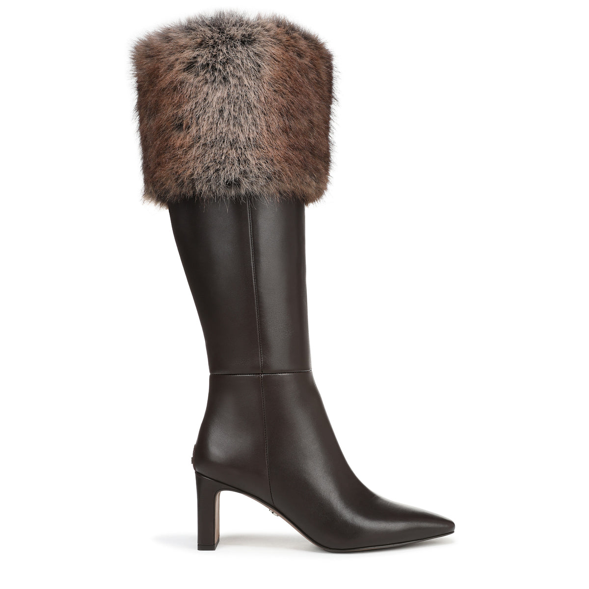SYLVIA COZY FUR CUFF KNEE HIGH BOOT