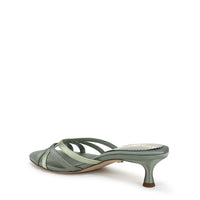 Camille Kitten Mule Heel